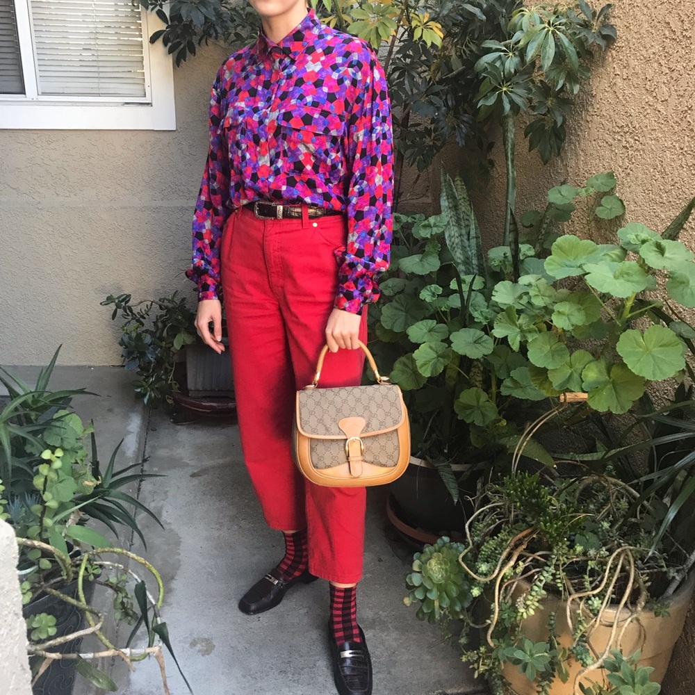 Gucci Tan and Brown Shoulder Bag